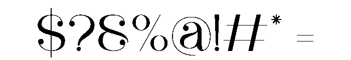 Lavora Regular Font OTHER CHARS