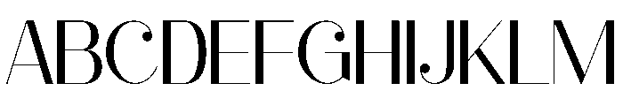 Lavora Regular Font UPPERCASE