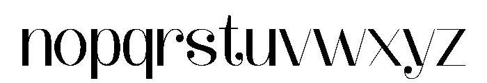 Lavora Regular Font LOWERCASE