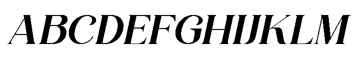 Layer Valenas Italic Font UPPERCASE