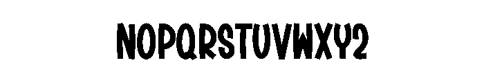 Layering Font UPPERCASE