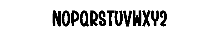 Layering Font LOWERCASE