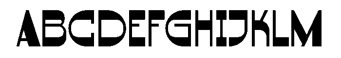 Laytag Font UPPERCASE