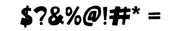 Lazy Club Font OTHER CHARS