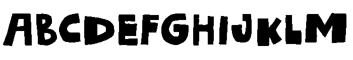 Lazy Club Font UPPERCASE