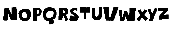 Lazy Club Font UPPERCASE