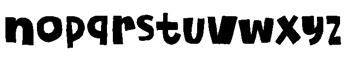 Lazy Club Font LOWERCASE