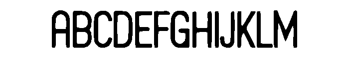 Lazy Loop Font UPPERCASE