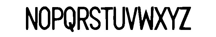 Lazy Loop Font UPPERCASE