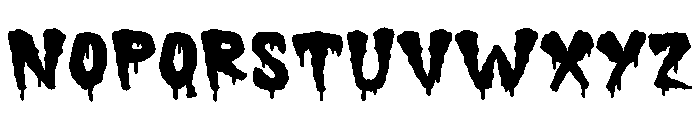 Lazy Mummy - Drip Font LOWERCASE