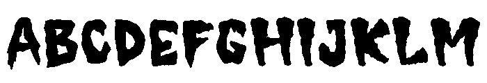 Lazy Mummy Font UPPERCASE