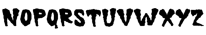 Lazy Mummy Font LOWERCASE