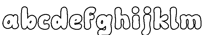 Lazy Toms Outline FONT