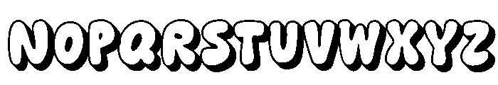 Lazy Toms Shadow Font UPPERCASE