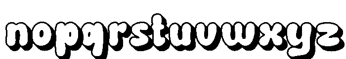 Lazy Toms Shadow Font LOWERCASE