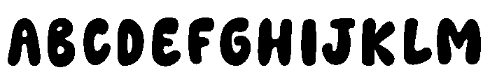 Lazy Toms Font UPPERCASE