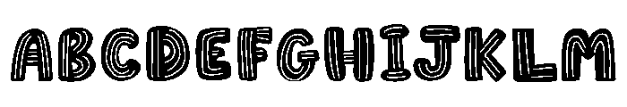 Lazy beach Font UPPERCASE