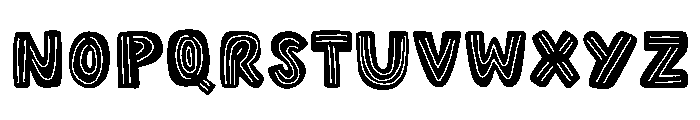 Lazy beach Font UPPERCASE