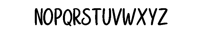lazy Ink Font UPPERCASE