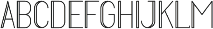 LA LLINE Regular otf (400) Font LOWERCASE