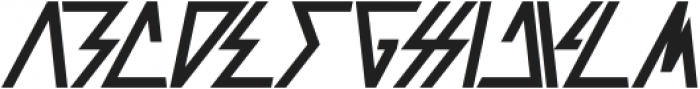 LAGGTASTIC Bold Italic otf (700) Font UPPERCASE