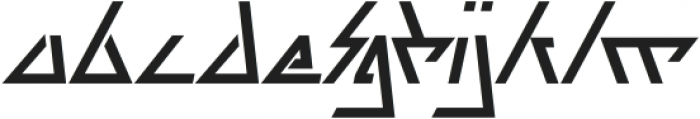 LAGGTASTIC Bold Italic otf (700) Font LOWERCASE