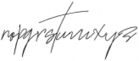 LAMORE Sign Script otf (400) Font LOWERCASE