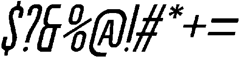 LARON otf (400) Font OTHER CHARS