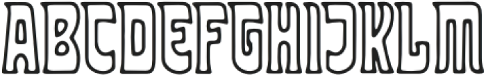 LAS CRUCES Outline otf (400) Font LOWERCASE