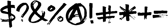 LASER Regular otf (400) Font OTHER CHARS
