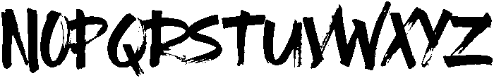 LASER Regular otf (400) Font LOWERCASE