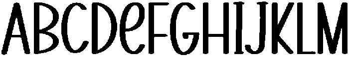 LAVENDER Regular otf (400) Font UPPERCASE