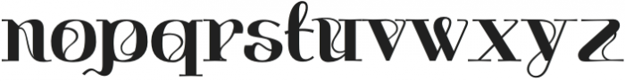 La Arista Pattern otf (400) Font LOWERCASE