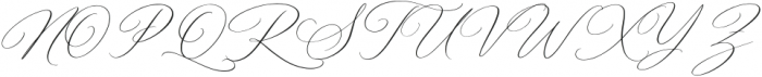 La Belle Signature Regular otf (400) Font UPPERCASE