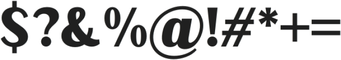 La Bisane ExtraBold otf (700) Font OTHER CHARS