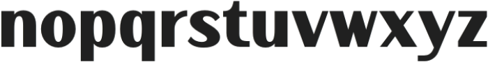 La Bisane ExtraBold otf (700) Font LOWERCASE