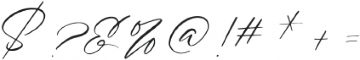La Bohemienne Script Regular otf (400) Font OTHER CHARS