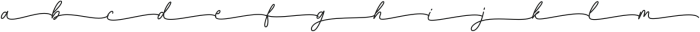 La Charly Tail otf (400) Font LOWERCASE
