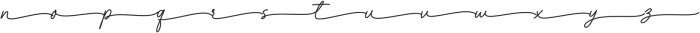 La Charly Tail otf (400) Font LOWERCASE
