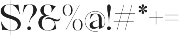 La Chore Typeface Regular otf (400) Font OTHER CHARS