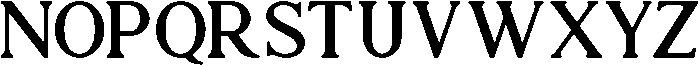 La Coste Inline otf (400) Font LOWERCASE