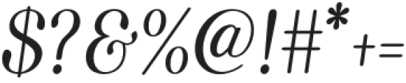 La Dolce Bold Italic otf (700) Font OTHER CHARS