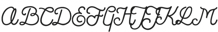 La Fa Salt otf (400) Font UPPERCASE