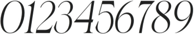 La Fleur Grande Italic otf (400) Font OTHER CHARS