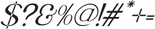 La Fleur Italic otf (400) Font OTHER CHARS