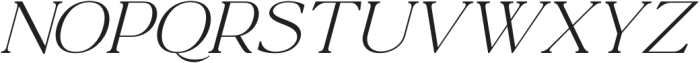 La Luxes Serif Pro Italic otf (400) Font UPPERCASE
