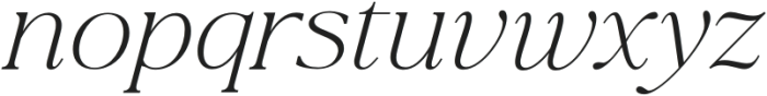 La Luxes Serif Pro Italic otf (400) Font LOWERCASE