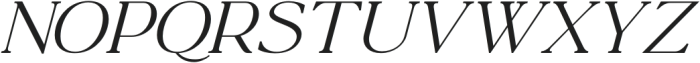 La Luxes Serif Pro Medium Italic otf (500) Font UPPERCASE