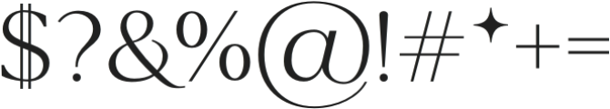 La Luxes Serif Pro Medium otf (500) Font OTHER CHARS