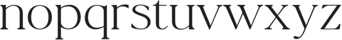La Luxes Serif Pro Medium otf (500) Font LOWERCASE